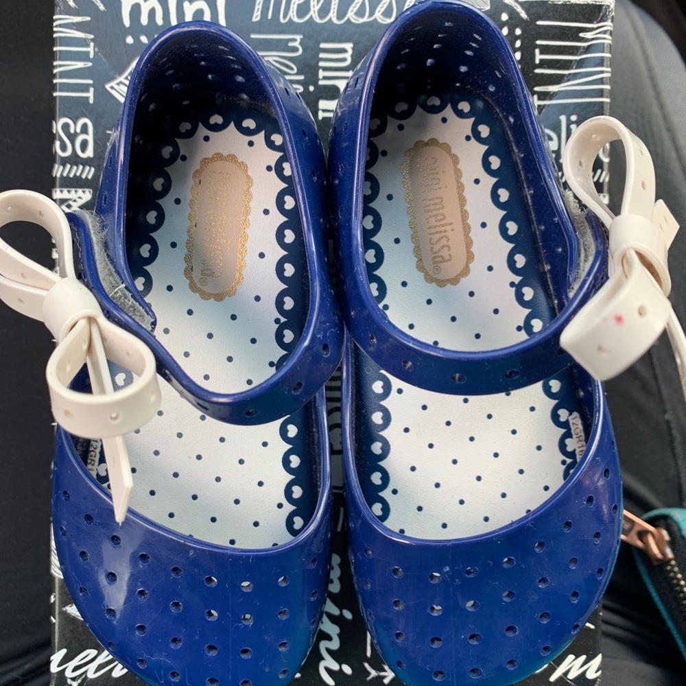 Mini Melissa Size 7 Toddler girl shoes